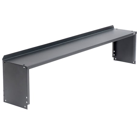 Global Industrial Standard Steel Riser, 48inW x 10-1/2inD, Black 254740BK